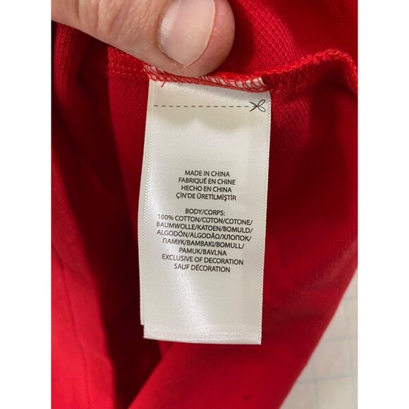 Polo Ralph Lauren Boys Big Pony Polo Shirt Red Long Sleeve Size XL - Picture 8 of 9